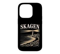 Danemark Beach City Travel Skagen Anchor Wave Coque pour iPhone 14 Pro