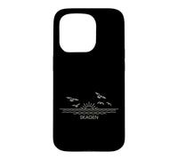 Danemark Beach City Travel Skagen Anchor Wave Coque pour iPhone 15 Pro