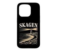 Danemark Beach City Travel Skagen Anchor Wave Coque pour iPhone 15 Pro