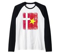 Danemark Demi-Drapeau Vietnam Histoire du Vietnam Manche Raglan