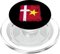 Danemark Demi-Drapeau Vietnam Histoire du Vietnam PopSockets PopGrip pour MagSafe
