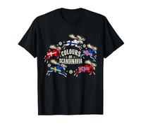 Danemark Finlande Île Norvège Suède Scandinavie T-Shirt