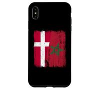 Danemark Maillot Demi-Drapeau du Maroc Patrimoine Danois Coque pour iPhone XS Max