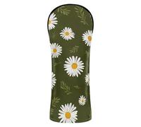 Danemark Marguerite Daisy Couvre-club de golf vert olive avec étiquettes numérotées pour Driver Fairway Hybrid Wood Women Golf Clubs