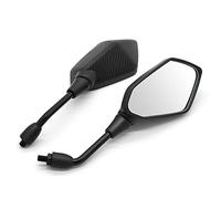 DanensiGL Retroviseur Moto pour Yamaha TDM 900 850 Mt125 Mt03 Mt01 MT 125 03 01 Xt660 2 pièces/Paire rétroviseurs de Moto en Fiber de Carbone Verre Blanc rétroviseurs
