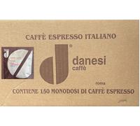 Danesi Caffe Easy Espresso Dosette ESE Café décaféiné 150 pcs