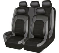 DANETI Ensembles de Housses de siège, pour Hyundai KONA 2018-2023 Cuir Housse de Siege Respirant Imperméable Nonslip Voiture Ensembles De Housses Siège Accessoires,Grey