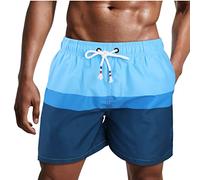 Danfiki Homme Shorts de Bain Maillot de Bain Maillot Surf avec Poches Serrage Réglable Doublure étanche Séchage Rapide Eté Piscine Plage Pente