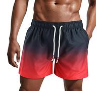 Danfiki Homme Shorts de Bain Maillot de Bain Maillot Surf avec Poches Serrage Réglable Doublure étanche Séchage Rapide Eté Piscine Plage Pente