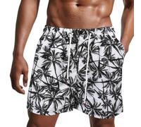 Danfiki Homme Shorts de Bain Maillot de Bain Maillot Surf avec Poches Serrage Réglable Doublure étanche Séchage Rapide Eté Piscine Plage Pente