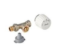 DANFOSS 003L1080 Ensemble RTL Danfoss (Vanne droite FJVR 15 + Tête FJVR 10-50°C blanche)