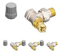 Danfoss 013 G0003 Valve thermostatique RA-FN 15, gris, 1/2" (Lot de 4)
