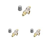 Danfoss 013 g0143 Valve thermostatique RA-FN 15, gris, 1/2" (Lot de 3)