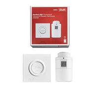 Danfoss 014G2440 Starter Pack Thermostat connecté Ally, Blanc, 12.6 x 12.3 x 12.2 cm