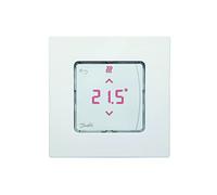 Danfoss 088U1015 Display Thermostats d'ambiance en saillie Icon Ecran Digital, 230V, pour Le Chauffage par Le Sol hydraulique et d'autres Applications avec des Moteurs, Blanc