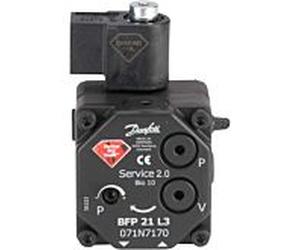 Danfoss Bfp 21 pompe brûleur fioul 071N7170 L3, 2400-3600 n, gauche, 24 l/h, 2000 -étage, avec électrovanne