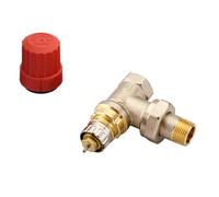 Danfoss Boîtier De Soupape RA-N 10 R 3/8, D'Angle, Mat Verni