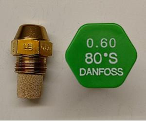 Danfoss Buse de brûleur à huile 0,60 gph 80° S LE pour Vitoplus, Vitoflame 7822305