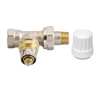 Robinet thermostatisable droit avec préréglage - RA-IN 10 - filetage 12x17 DANFOSS