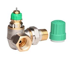 Danfoss - Corps de robinet - Corps de robinet radiateur angle à gauche 1/2" RA-DV 15 Dynamic Valve - 013G7720