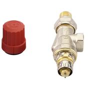 Danfoss Corps de vanne RA-N 10 R 3/8, UK (Axial), Nickelé mat, 013G0151