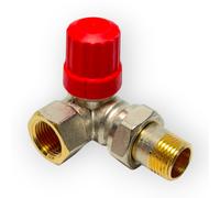 Danfoss 013G0234 RA-N Raccord coudé 1/2" avec préréglage