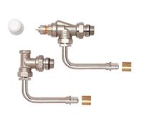 Kit hydrocâblé HC-RE RA-IN - equerre inversé -à glissement coude orientable D12 double panneaux DANFOSS