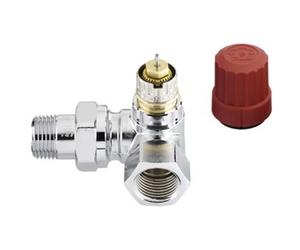 Danfoss RA NC Fermeture de radiateur thermostatique 1/2 bi du double angle droite droite chrome 013G4239