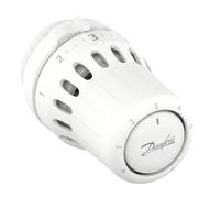 Danfoss React RA click, Vanne thermostatique de radiateur avec soufflet thermostatique rempli de liquide et capteur intégré, 015G3098