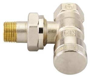 Danfoss RLV10 raccord de retour, 3/8", coudé, 003L0141