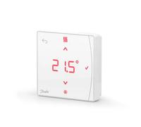 Danfoss Thermostat d'ambiance Zigbee Icon2 avec écran, 5-35C, Fonction antigel,