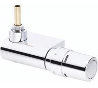 Danfoss VHX-MONO kit de vanne de radiateur coudée avec capteur RAX, chrome, 013G4285
