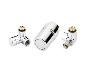Danfoss X tra Collection Ensemble de design 1/2 droite chromé 013G4003