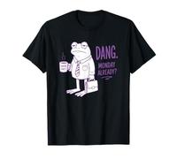 Dang Monday Already Frog with Coffee Trend Meme Grenouille Visuel T-Shirt