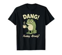 Dang Monday est déjà Une Grenouille avec du café Sarcastic Frog Coffee T-Shirt
