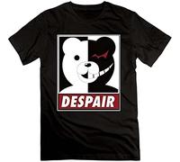 Danganronpa Monokuma Despair Men Fashion T-Shirt Black Size S-3XL S