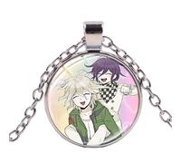 Danganronpa V3 Killing Harmony Collier avec pendentif en forme de dôme en verre, Verre