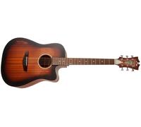 D'Angelico Bowery LS Dreadnought CE Aged Mahogany