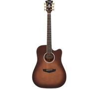 D'Angelico Excel Bowery Dreadnought CE Autumn Burst guitare électro-acoustique folk avec housse