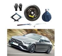 D'ANGELO 1988 Kit de roue d'escorte 17"" compatible avec Mercedes Classe C avec Cric, Clé, Gants et Sac