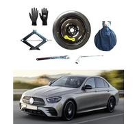 D'ANGELO 1988 Kit de roue d'escorte 17"" compatible avec Mercedes Classe E (2016>) avec Cric, Clé, Gants et Sac, R002A