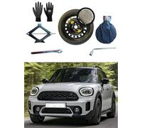 D'ANGELO 1988 Kit de roue d'escorte 17"" compatible avec Mini Countryman F60 (2017>) avec Cric, Clé, Gants et Sac