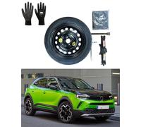 D'ANGELO 1988 Kit de roue d'escorte 17"" compatible avec Opel Mokka-E avec Cric, Clé, Gants et Sac, R746F