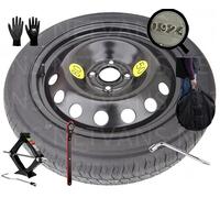 D'ANGELO 1988 Kit de roue d'escorte 17" compatible avec Suzuki Swift, Cric, Clé, Vis, Gants et Sac