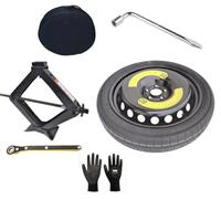 D'ANGELO 1988 Kit Roue de secours 16" compatible avec Aud A3 (No RS/S-Line) avec Cric, Clé et Sac