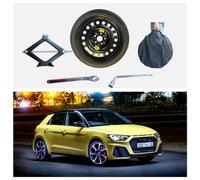 D'ANGELO 1988 Kit Roue de secours 17" compatible avec @udi A1 avec Cric, Clé et Sac (125/70R17-61x13)