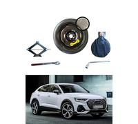 D'ANGELO 1988 Kit Roue de secours "Galette" 20" compatible avec Q3 Sportback avec Cric, Clé et Sac