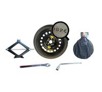 d'angelo Roue de secours galette 17" compatible avec bmw x1 f48, x3 g01 avec cric, cle, sac 135/90R17