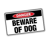 Danger Beware of Dog Sticker Decal Safety Sign Car Vinyl