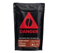 Danger Coffee Café moulu sans moisissure par Dave Asprey | Medium | Réminéralisé avec des minéraux humus et fulvic, sans moisissure et testé en laboratoire, café moulu sain